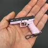 1:3 Mini G17 Metall Spielzeugpistole Modell Legierung Schlüsselanhänger Abnehmbarer Look Real Collection Farbe Beeindruckende Geburtstagsgeschenke für Jungen Erwachsene