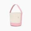 CANVAS BASKET BAG PINK