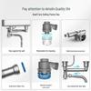 304 Stainless Steel Double Bowl Kitchen Sink with Deodorant Drain Pipe