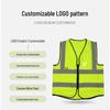 Reflektierende Mesh-Konstruktion & Landschaftsbau-Arbeitsweste, Atmungsaktiv & Anpassbar