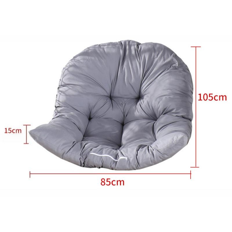 Comfortable and Breathable Suspended Basket Cushion Removable and Washable Rocking Chair Cushions Outdoor Balcony Garden Thick Hanging Chair Mat
