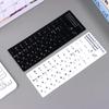 Waterproof Korean Keyboard Sticker 5Pcs Set PVC Material Decal Reusable for Laptop Desktop PC For Multilingual Users