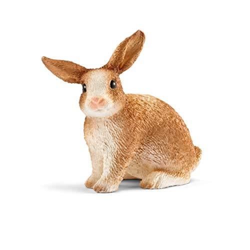 Brown Rabbit Figurine - SCHLEICH 96413 Farm World - from 3 Years Old