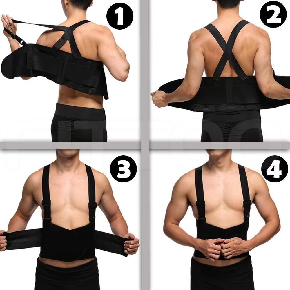 Breathable Spine Support Belt Back Brace Lumbar Corset Heavy Duty Back Brace  Daily Wear