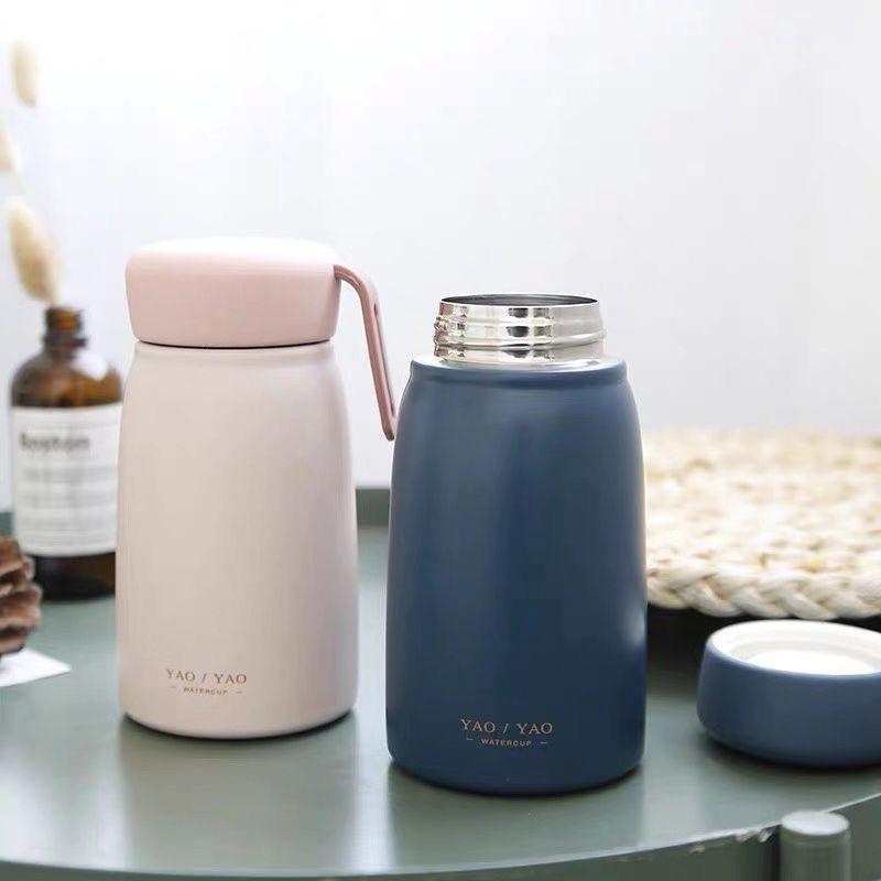 Thermos Cup 350ml Vacuum Flasks Portable Stainless Steel Thermos Cup Water Bottle Travel Tea Mug Office Thermos Cup