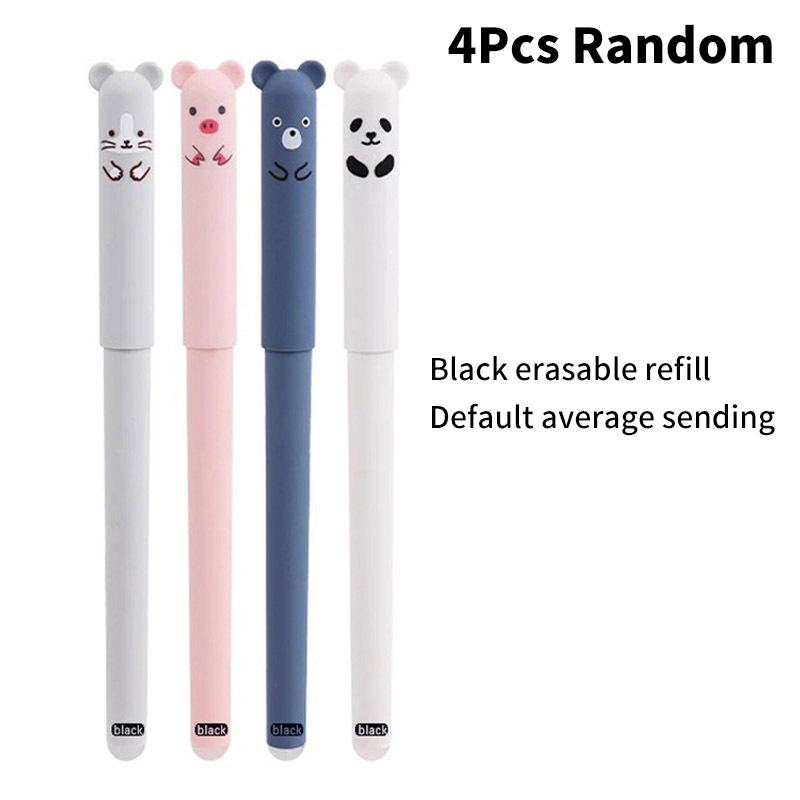 

Набор цветных стираемых ручек Kawaii, симпатичная гелевая ручка 0,5 мм, офисные принадлежности, школьные принадлежности, канцелярские принадлежности