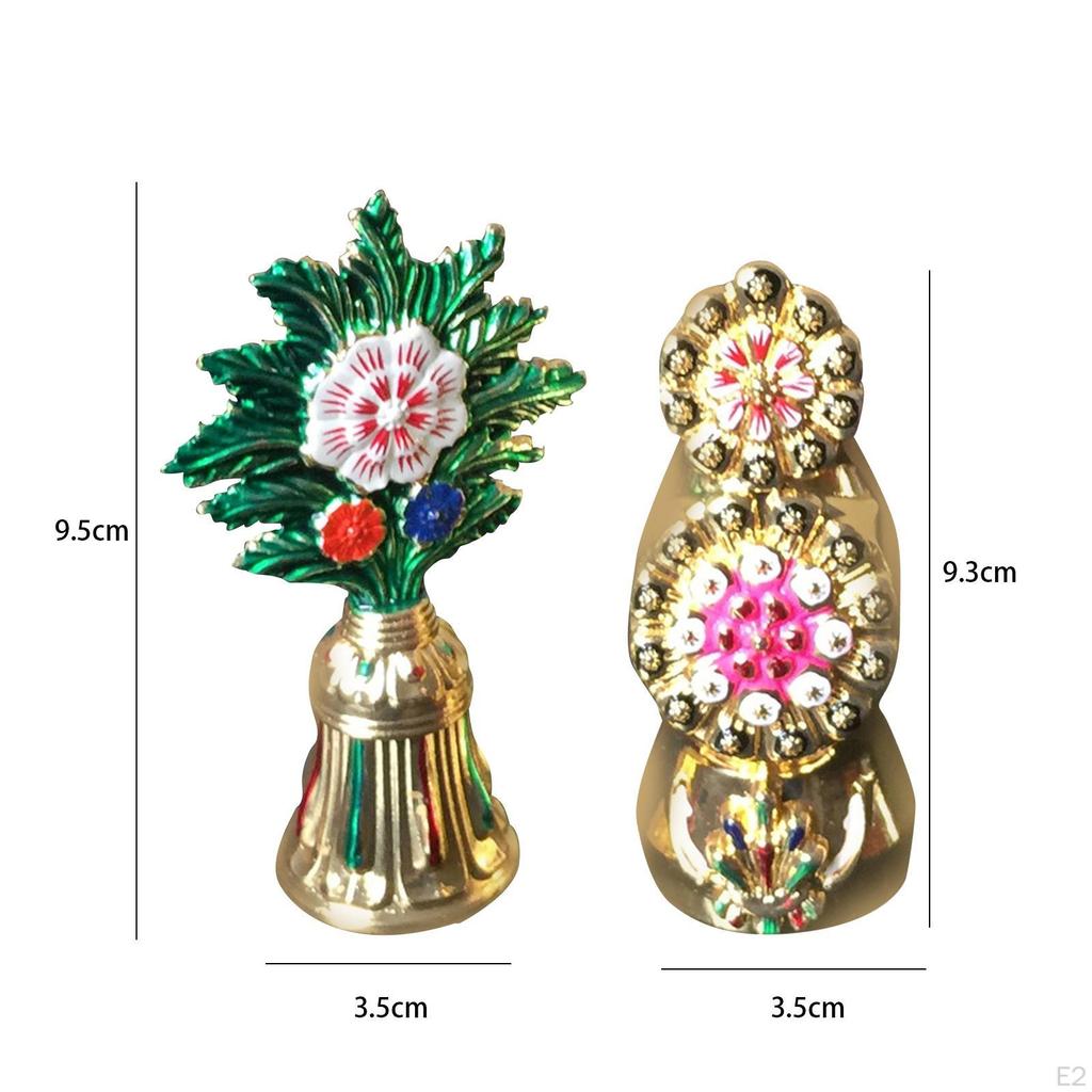 2x Buddhism Worship Statue Buddha Ornament Figurine for Tabletop Living Room Decor