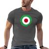 Vintage Italian Mod Target TShirt Plus Size Workout Short Sleeve Top
