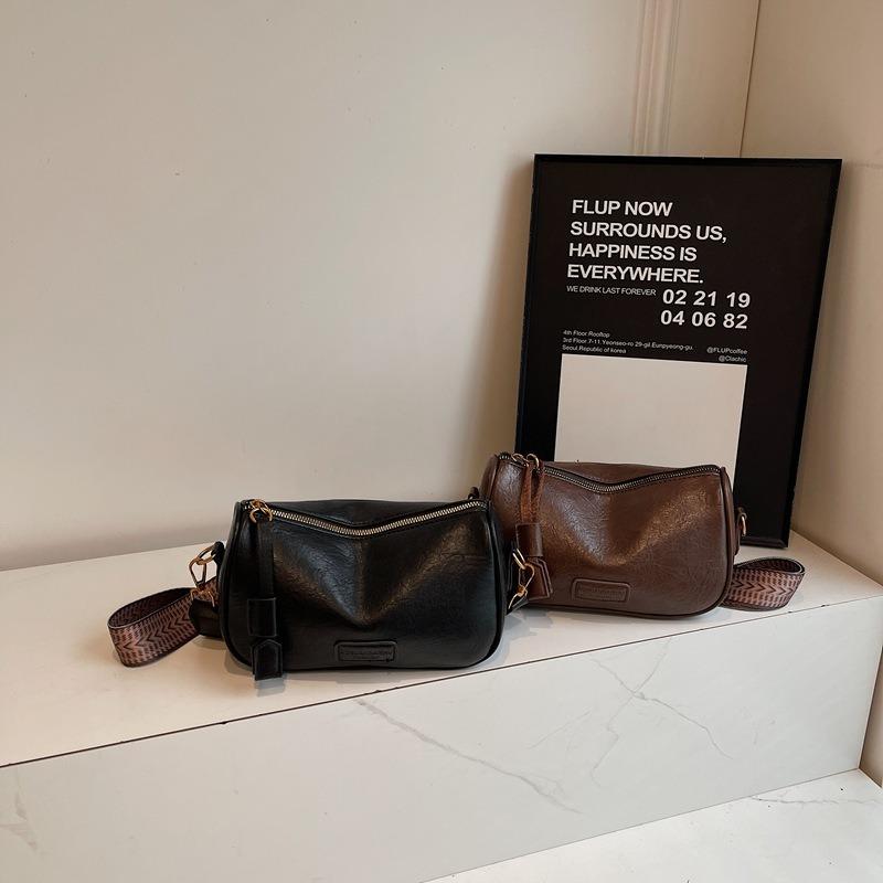 Maillard Retro Bag Women's New High-end Saddle Bag Versatile Shoulder Messenger Bag