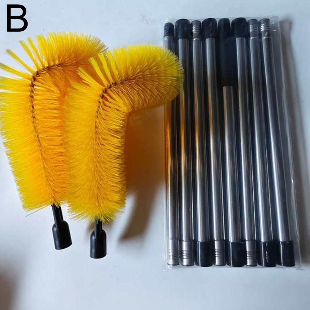 Gutter Cleaning Brush Roofing Tool Easy Remove Telescopic Extendable Pole Roof Drain Sink Filter Brush Sewer Brush