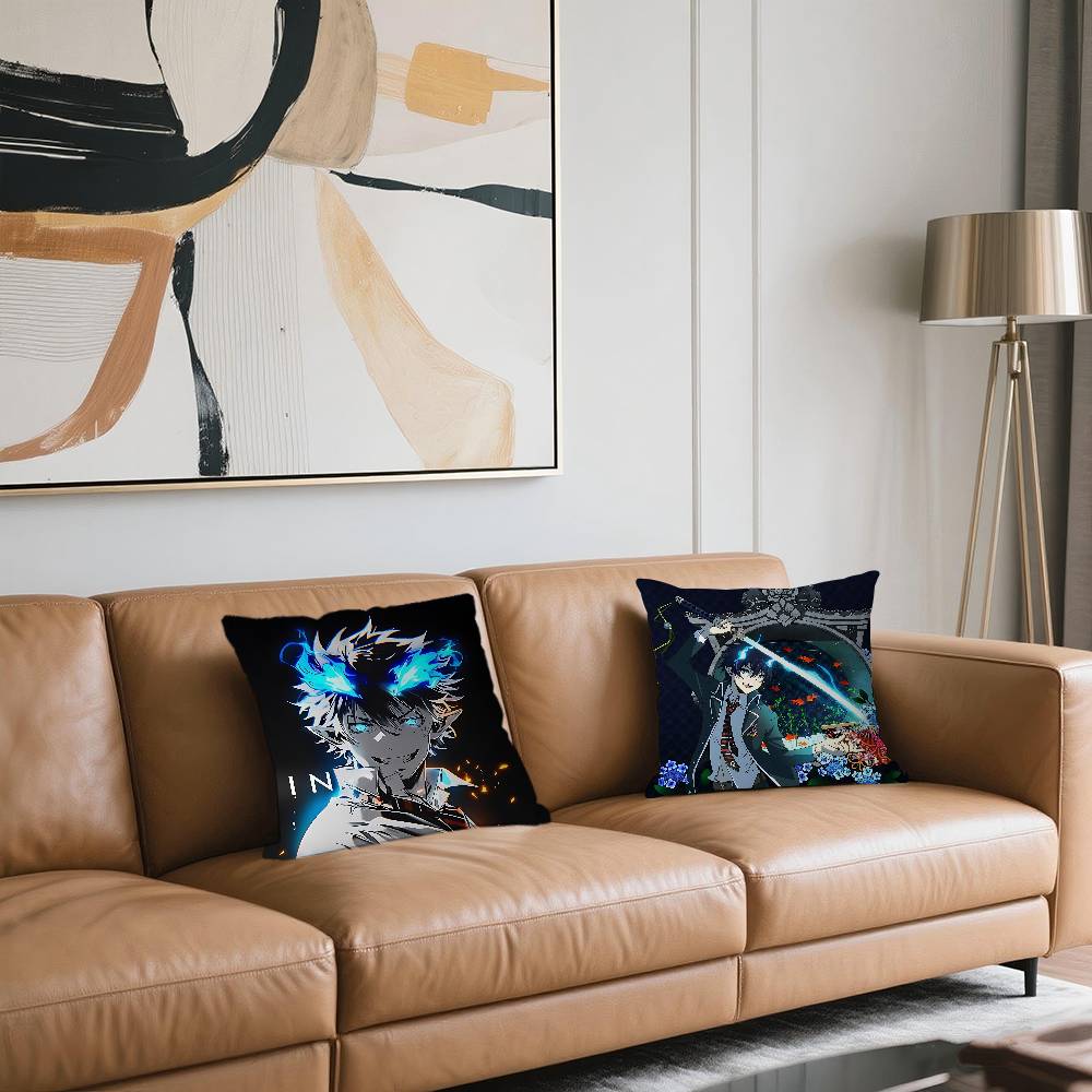 Anime Blue Exorcist Personalized Pillow Cover Kids Bedroom Wild Party Decor Pillowcase Kid Birthday Shower Gift