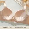 Thin Seamless Naked Feel Full Bust Minimizer Bra, Corrective Lifting Anti-Sag Side Gathering Shaping Bra