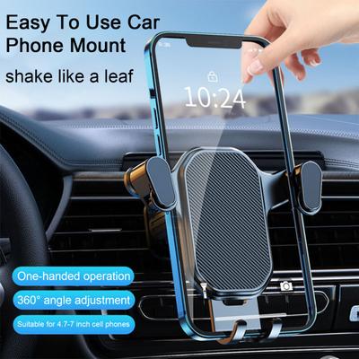 Support de téléphone pour grille d'aération de voiture, Ultra Stable, installation facile, maintien sécurisé, robuste, antirouille, résistant à l'usure