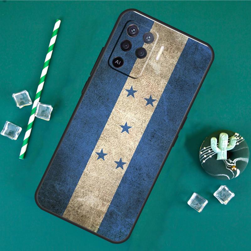 Honduras Flag Phone Case For Oppo A18 A38 A58 A78 A98 A40 A60 A80 A91 A15 A17 A74 A94 A54 A57S A16 A76 A96