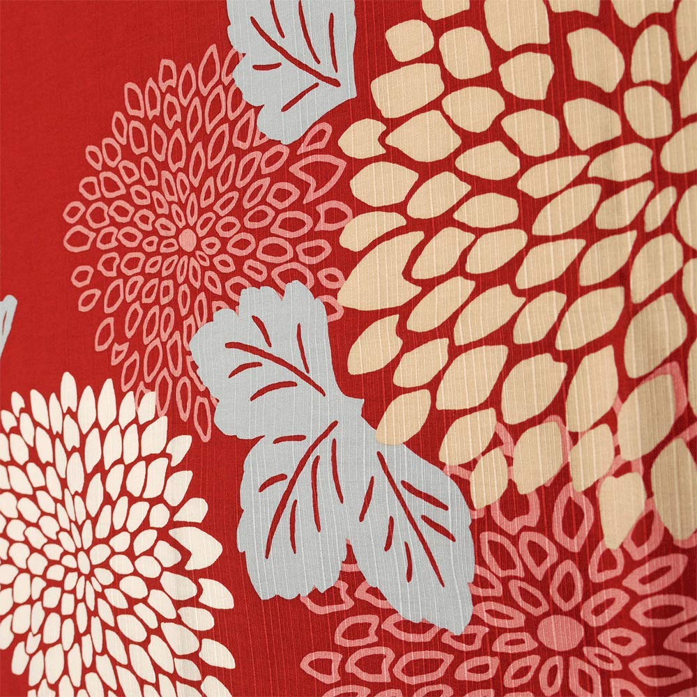 Hamamonyo Large Furoshiki Chrysanthemum Bordeaux (90cm) Pattern,