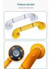 Barrier-Free Anti-Slip Corridor Grab Bar for Bathrooms, Ideal for Elderly and Nursing Homes