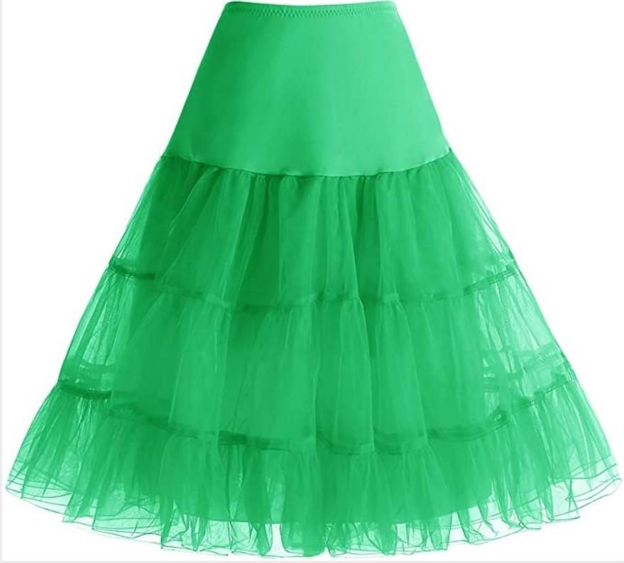 Vintage Boneless Wedding Dress Mesh Skirt Colorful Underskirt Tutu Skirt Wedding Stage Performance Skirt Theme Dress