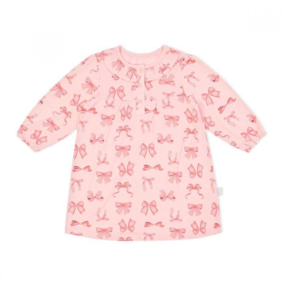 Organicmom Lace Modal Long Girls Dress Pajamas Mkfssw11 100