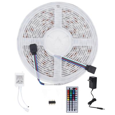 16.4ft LED Strip Light Remote Control 44?Key Adjustable 5050 300LEDs RGBW Waterproof Rope LightUS