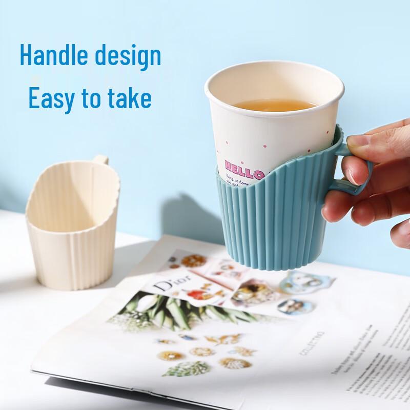 yekee Disposable Plastic Cup Holders, 12-Pack