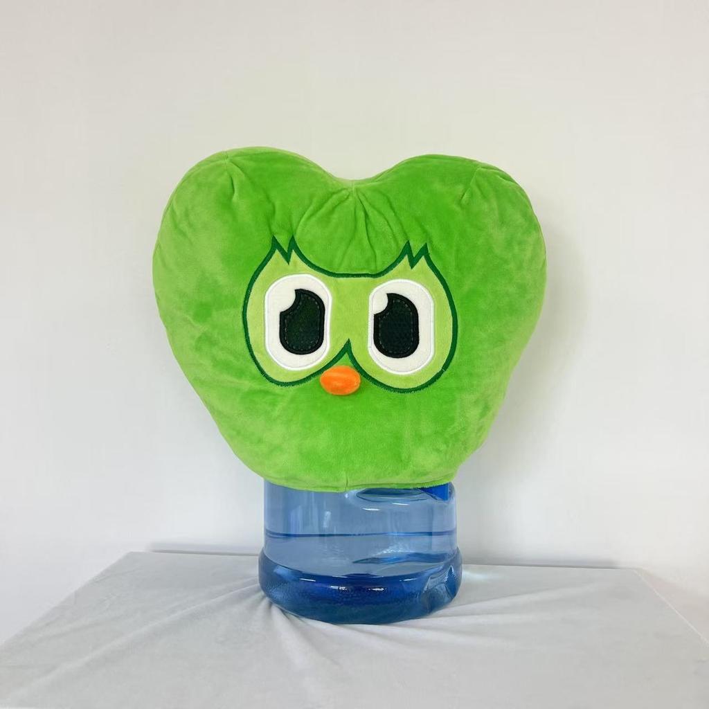 Duolingo Owl Plush Toy Green Soft Stuffed Animal Language Learning Mascot Cute Home Desk Decor For Kids Teens Birthday Gift
