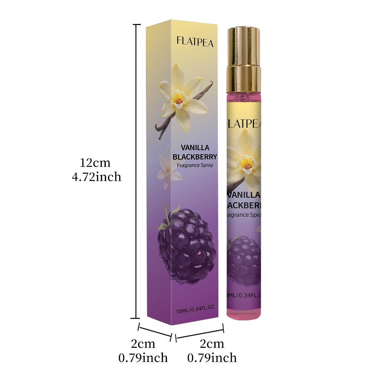 KISS NEW Парфюмерный спрей Sweet Vanilla Blackberry, Без спирта, Стойкий фруктовый аромат, 10 мл.