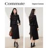 Likewater Nianhua Women's Elegant Long-Sleeve Jacket and Midi Skirt Set
