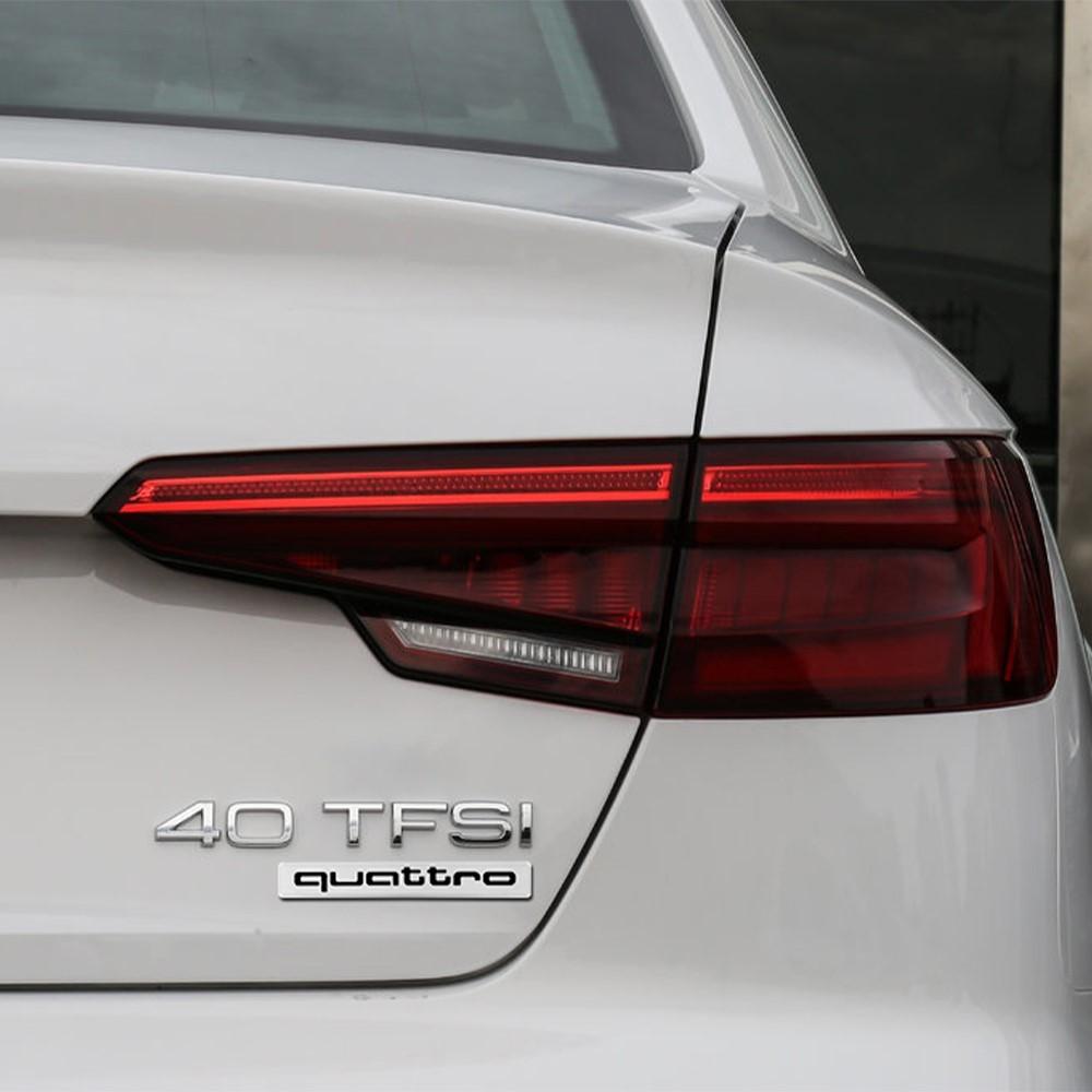 2026 3D Aluminum Car Styling Body Rear Trunk Window Decoration Emblem Sticker For AUDI QUATTRO Badge Auto Modification Accessories