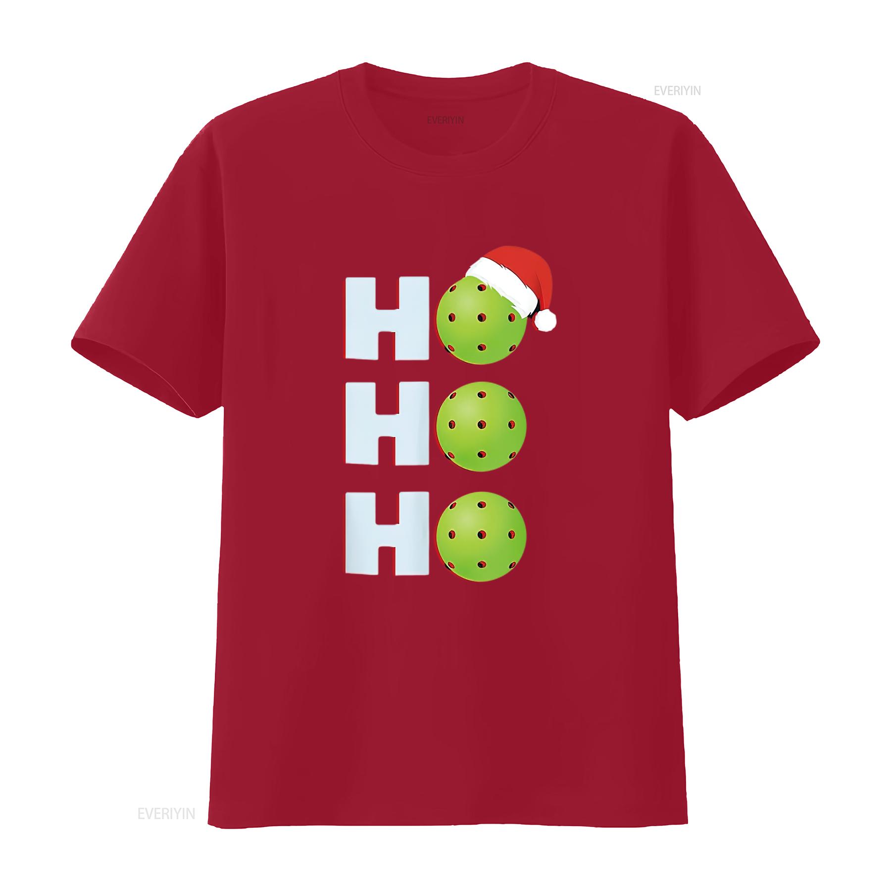 

Mens Pickleball Christmas Funny Santa Hat Holiday Ho T Shirt Black vintage Washed graphic Stretched designer clothes Slightly S