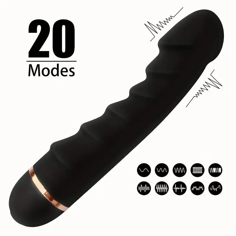 1 ks 20 frekvencí Silikonový vaginální dildo vibrátor Sexuální hračky pro muže a ženy