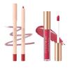 Dimshow Liquid Lip Gloss Lipliner Pencil Combination Durable Easy Makeup Matte Lipstick Velvet Lipliner Don'T Take Off Makeup