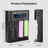 AA / AAA Battery Charger 2 4 Slots For NiMH NiCd Li-ion 26650 18650 21700 18500 Rechargeable Batteries Universal Smart Charger