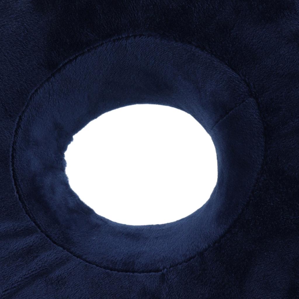 Donut Pillow Seat Cushion Memory Foam Donut Chair Cushions for Postpartum Pregnancy Hemorrhoids Tailbone Relief Navy Blue