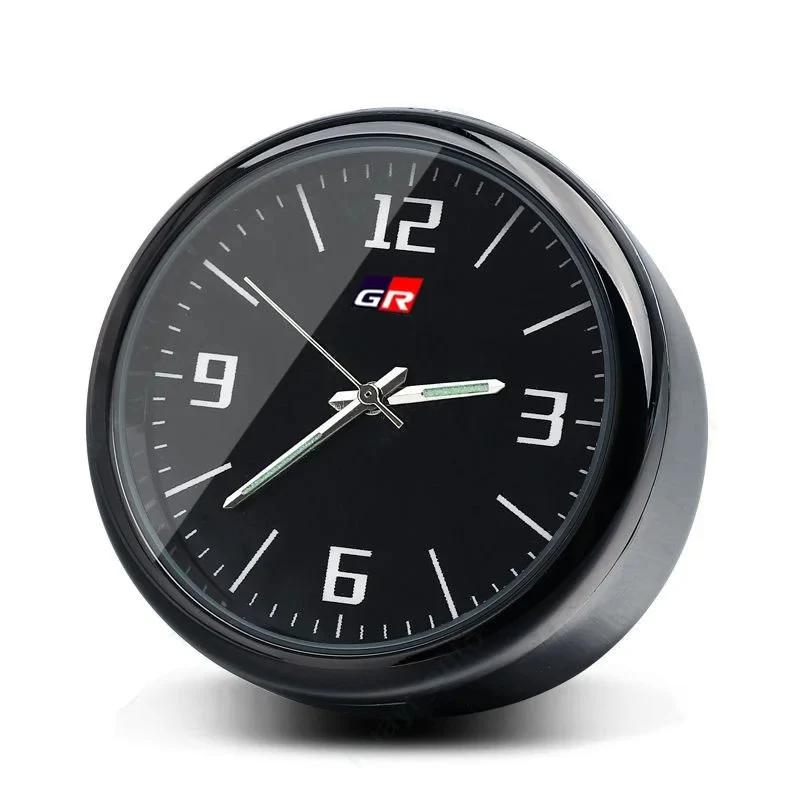 

GR Car Auto Parts Mini Car Clock Air Vent Dashboard Decorative Sticker For Toyota GR Sport Corolla Yaris Hilux Agyo Rav4 Camry