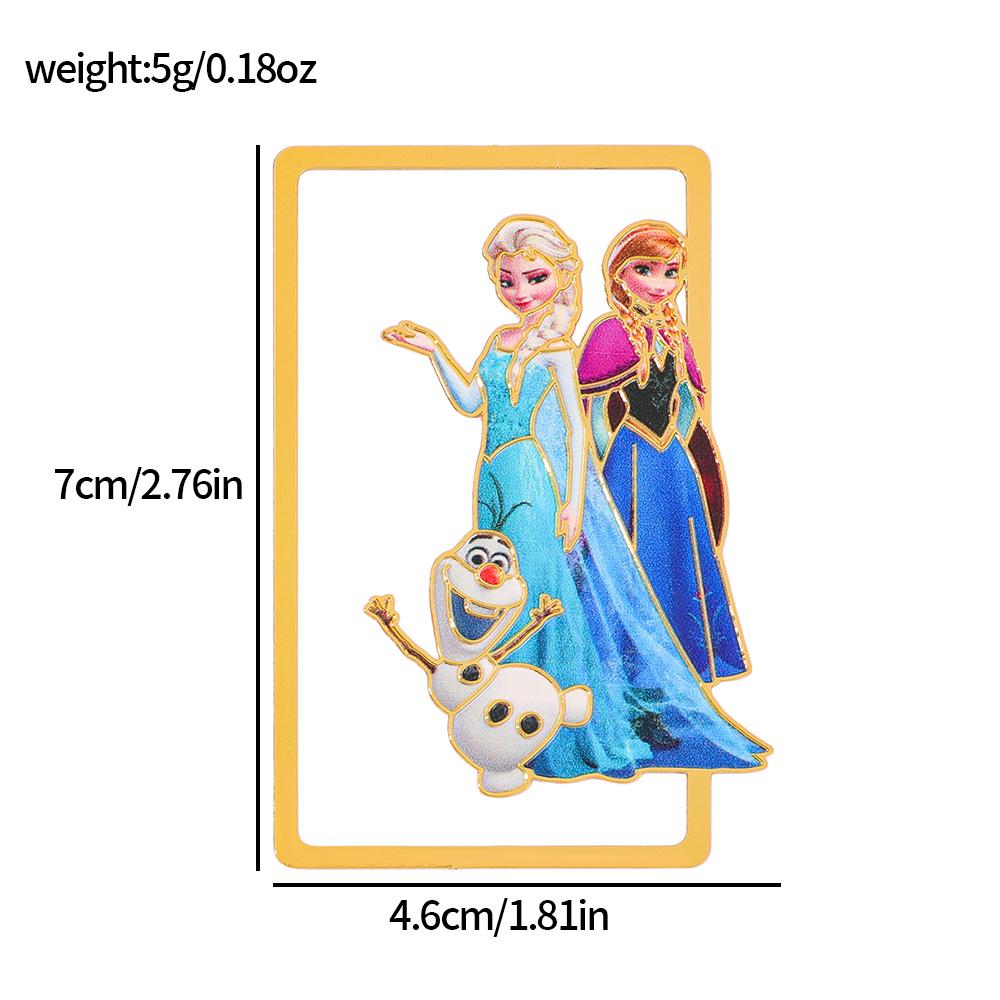 Disney Princess Metal Bookmark Series Snow White The Little Mermaid Anime Book Fan Merchandise Birthday Gift for Friends