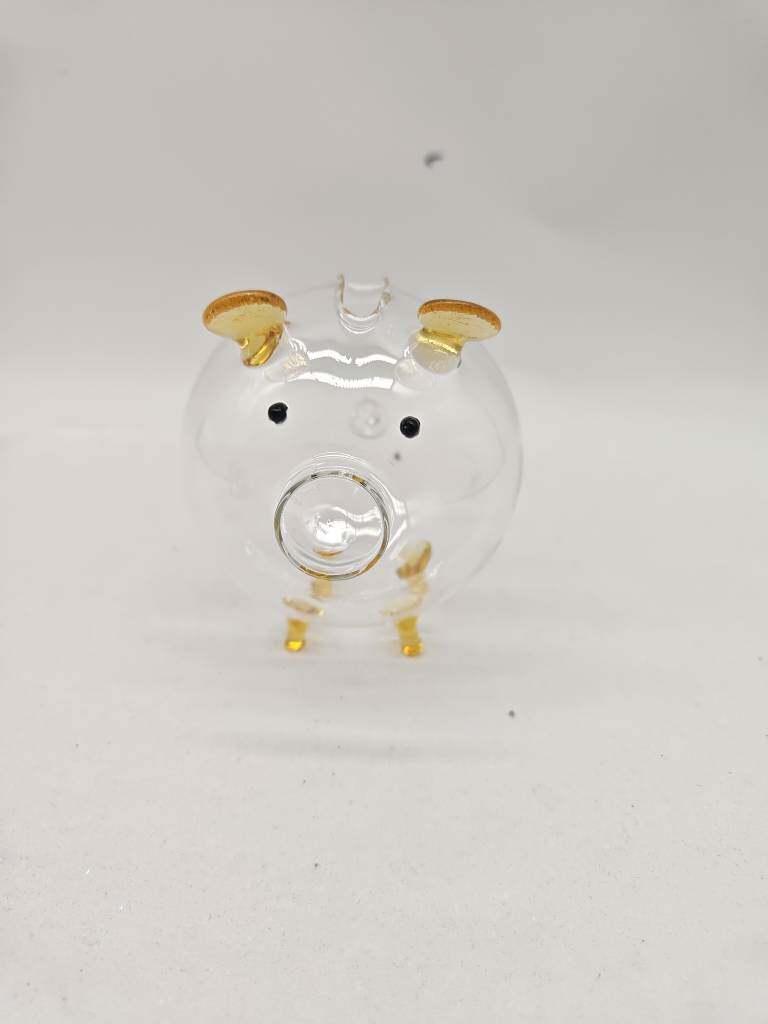 Clear Piggy Bank for Savings, Charming Animal Design