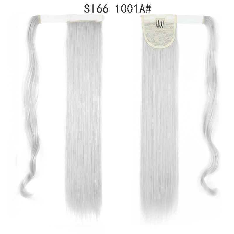 Long Straight Ponytail Synthetic Hair Fiber Heat Resistant Straight Hair With Ponytail Hair Extended Black Brown Headwea