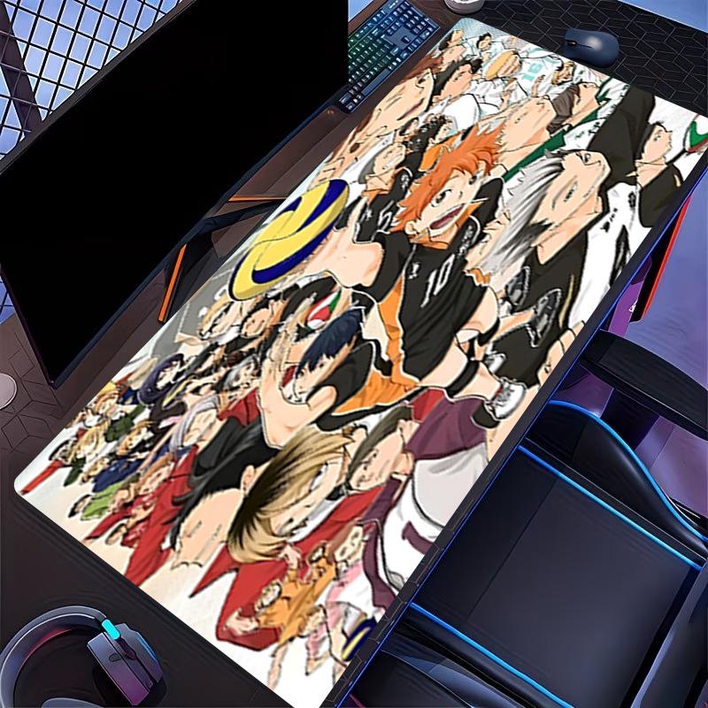 Haikyu Print Mouse Pad, for Keyboard Pad Laptop PC Mat for Office Home Use, Desk Decor, Perfect Birthday Gift for Gamers