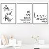 Mr Mrs Love Wedding Wall Picture For Bedroom MakeUp Beauty Eyelash Decorative Painting Print Poster Quote Canvas Painting HD2109