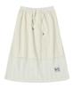 DELICCENT Lace Skirt [Cream]