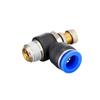 Pneumatic Air Tube Connector with Blue Cap SL4-16-M5/01/02/03 Quick-Plug