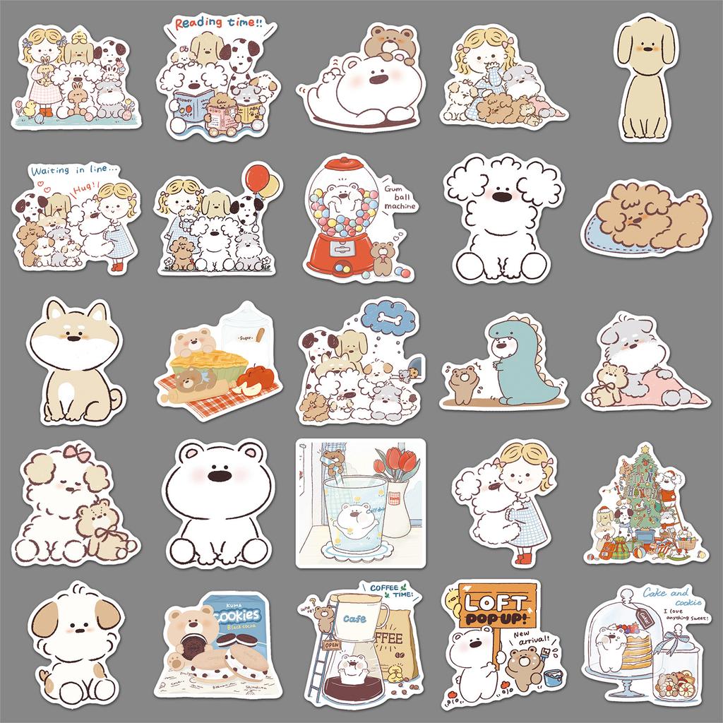 50 Graffiti Stickers Cartoon Cute Hand Account Creative Decorative Mobile Phone Case Water Cup Gum Stickers