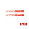 1 Pair 3D Car Stickers Emblem Limited Edition Styling Badge Decal Sticker Auto Door Bumper Trunk Body Side Decor Accessories