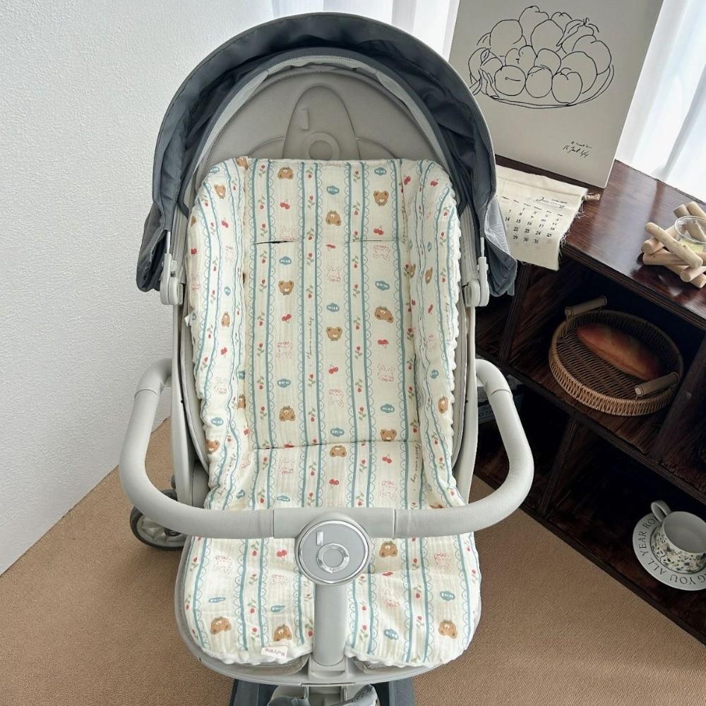 Breathable Stroller Accessories Soft Pushchair Insert Mat Baby Stroller Seat Cushion  All Seasons