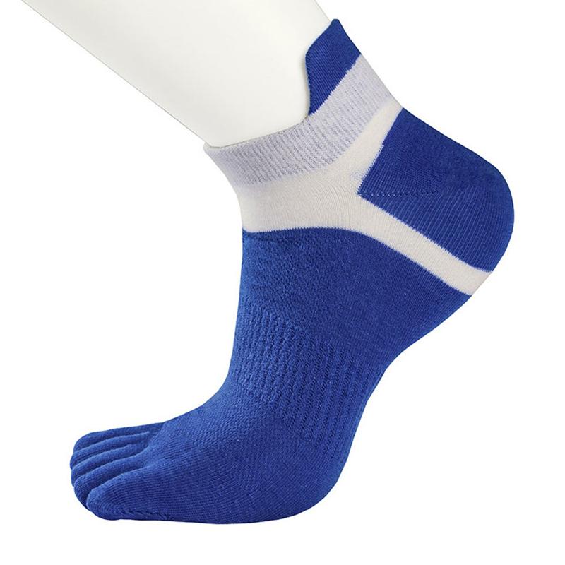 Comfortable And Breathable Men'S Sports 5 Finger Socks Ideal For Football, Running, Basketball And Fitne