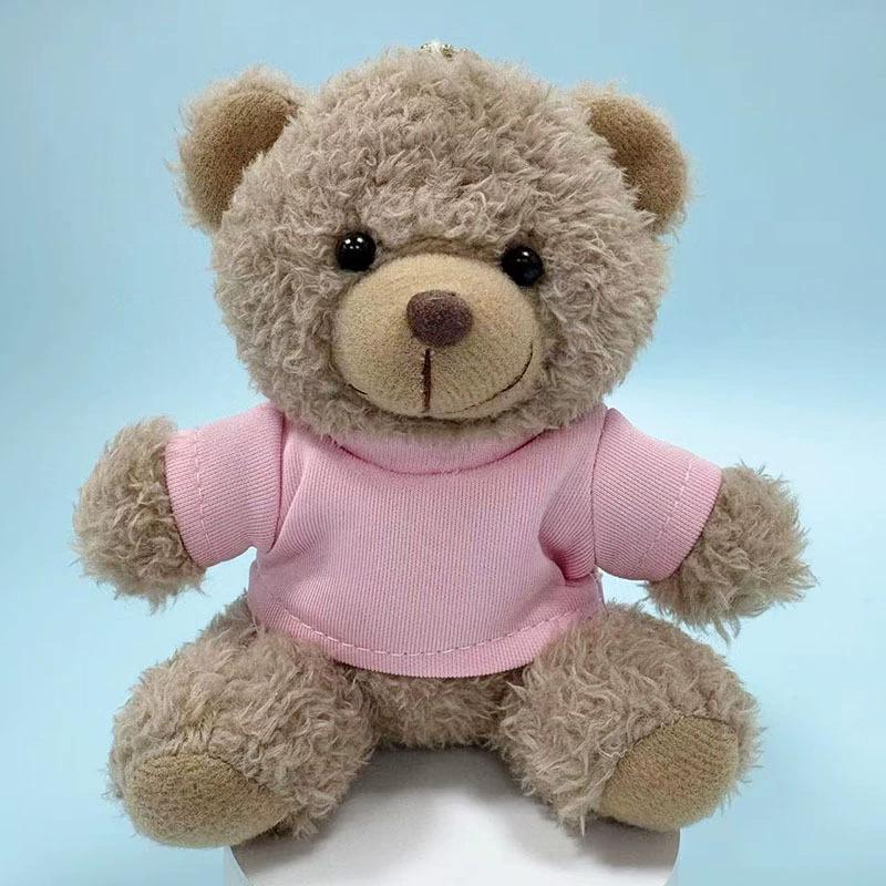 Charming Teddy Bear Keychain Plush Doll - Dressed Up Couple Backpack Ornament Gift