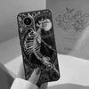 Gothic Fashion Skull For Huawei P20 P30 P40 P60 Pro P Smart Nova 9 5T Honor 70 90 50 Magic5 Lite X7a X9a X8a Case