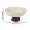 Fruit Bowl Basket Desk Organizer Holder Countertop with Draining Holes Serving Tray Plate for Restaurant Parties Snack Food