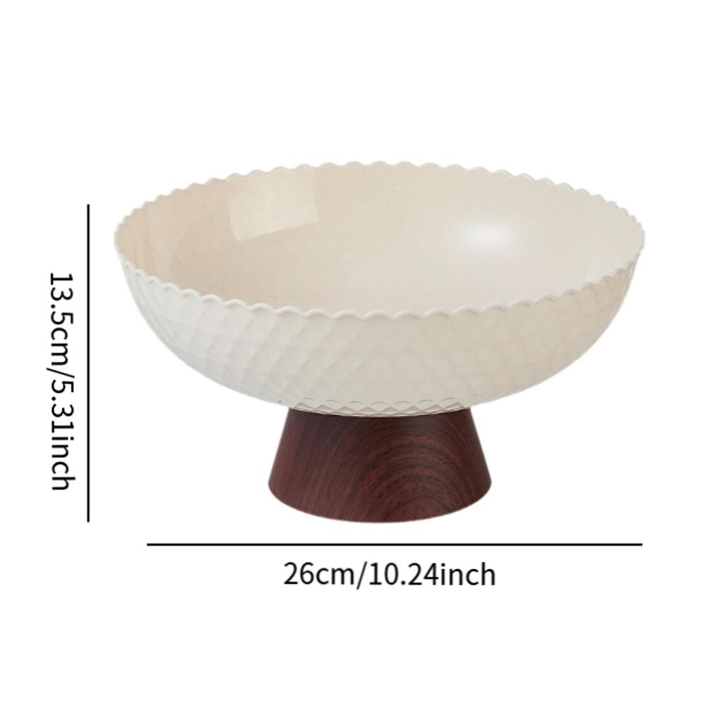 Fruit Bowl Basket Desk Organizer Holder Countertop with Draining Holes Serving Tray Plate for Restaurant Parties Snack Food