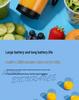 Portable Electric Juicer Cup: Compact Kitchen Blender & Food Processor